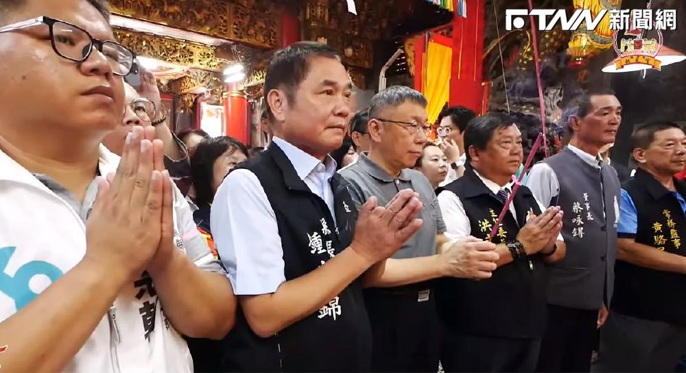 快訊/角逐總統「四巨頭」全來了! 白沙屯拱天宮160周年廟慶盛大開場