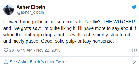大超演技惊艳！Netflix《巫师》首批评论员无剧透初印象出炉